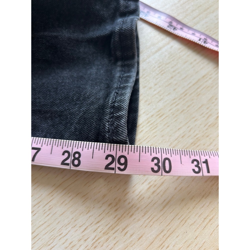 Levi's Premium Jeans Mens 33x32 Black 510 Skinny Fit Denim Grunge Big E - Picture 5 of 12